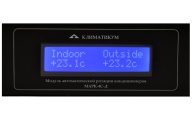 Показание температуры внутри помещения и на улице